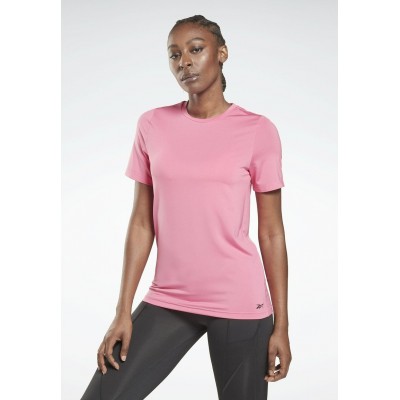 Kobiety T_SHIRT_TOP | Reebok T-shirt basic - pink/różowy - XU84835