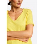 Kobiety T SHIRT TOP | Rich & Royal ORGANIC - T-shirt basic - sunshine/żółty - XB14155