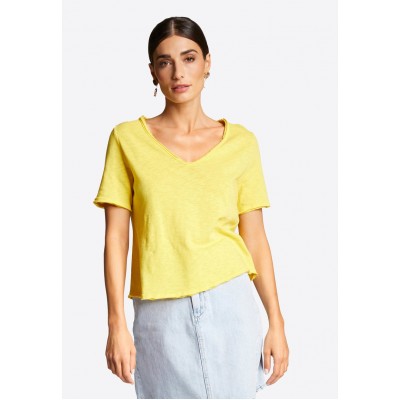 Kobiety T_SHIRT_TOP | Rich & Royal ORGANIC - T-shirt basic - sunshine/żółty - XB14155