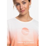 Kobiety T SHIRT TOP | Roxy T-shirt z nadrukiem - fusion coral/łososiowy - TV59563