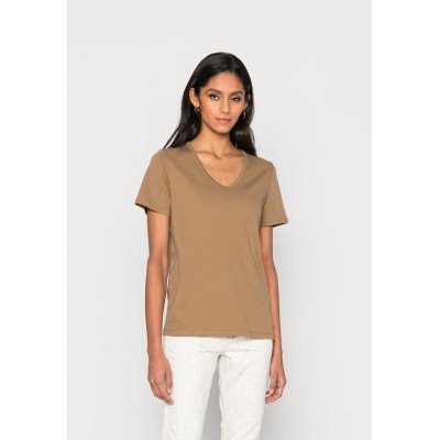 Kobiety T_SHIRT_TOP | s.Oliver T-shirt basic - caramel/jasnobrązowy - YN85005