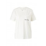 Kobiety T SHIRT TOP | s.Oliver T-shirt basic - off white/mleczny - LV03069