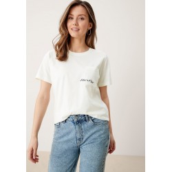 Kobiety T_SHIRT_TOP | s.Oliver T-shirt basic - off white/mleczny - LV03069