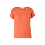 Kobiety T SHIRT TOP | s.Oliver T-shirt basic - terracotta/morelowy - RM58370