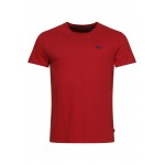 Kobiety T SHIRT TOP | Superdry LOOSE FIT - T-shirt basic - hike red marl/czerwony - DA16651