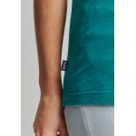 Kobiety T SHIRT TOP | Superdry VINTAGE LOGO - T-shirt basic - ocean green marl/jasnoniebieski - KU38632
