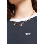 Kobiety T SHIRT TOP | Superdry VINTAGE STRIPE RAGLAN - T-shirt z nadrukiem - eclipse navy/niebieski - WQ25367