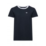 Kobiety T SHIRT TOP | Superdry VINTAGE STRIPE RAGLAN - T-shirt z nadrukiem - eclipse navy/niebieski - WQ25367