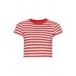 Kobiety T SHIRT TOP | Superdry VINTAGE - T-shirt z nadrukiem - soda pop red oatmeal stripe/czerwony melanż - NK75000