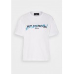 Kobiety T SHIRT TOP | The Kooples MANCHES COURTES TOUR DATES - T-shirt z nadrukiem - white/biały - LN39674