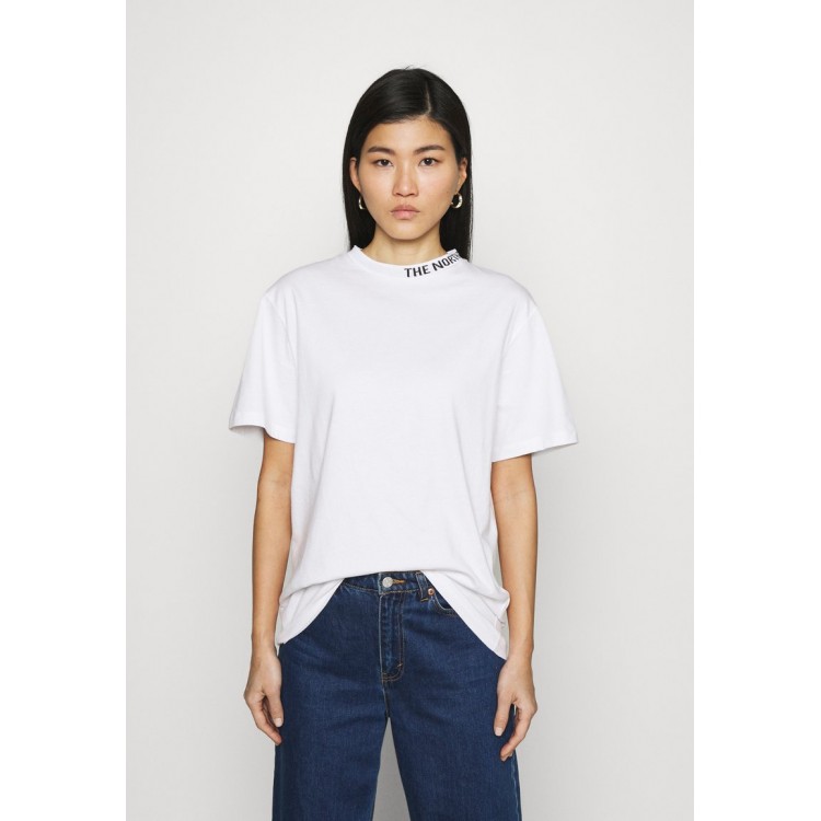 Kobiety T SHIRT TOP | The North Face ZUMU TEE - T-shirt z nadrukiem - white/biały - MH01244