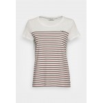 Kobiety T SHIRT TOP | TOM TAILOR DENIM RELAXED - T-shirt z nadrukiem - white mauve/biały - UB72407