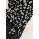 Kobiety T SHIRT TOP | TOM TAILOR DENIM T-shirt z nadrukiem - black daisy print/czarny - QR75331
