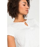 Kobiety T SHIRT TOP | TOM TAILOR T-shirt z nadrukiem - whisper white/biały - EF02785