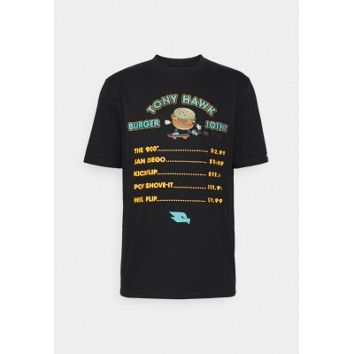 Kobiety T_SHIRT_TOP | Tony Hawk PERALTA UNISEX - T-shirt z nadrukiem - black/czarny - RT13897