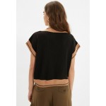 Kobiety T SHIRT TOP | Trendyol PARENT - T-shirt z nadrukiem - brown/brązowy - HT85774