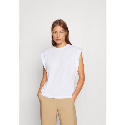 Kobiety T_SHIRT_TOP | Trendyol T-shirt basic - white/biały - RX19886