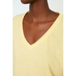 Kobiety T SHIRT TOP | Trendyol T-shirt basic - yellow/żółty - XZ44360