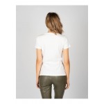 Kobiety T SHIRT TOP | Trussardi T-SHIRT - T-shirt basic - white (w001)/biały - UV42317
