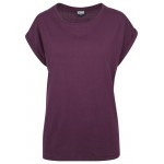 Kobiety T SHIRT TOP | Urban Classics EXTENDED SHOULDER - T-shirt basic - cherry/fioletowy - NO83995