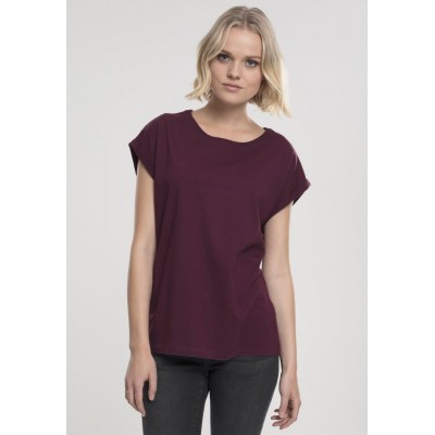 Kobiety T_SHIRT_TOP | Urban Classics EXTENDED SHOULDER - T-shirt basic - cherry/fioletowy - NO83995