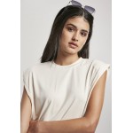 Kobiety T SHIRT TOP | Urban Classics PADDED SHOULDER TANK - T-shirt basic - beige/beżowy - NY94163