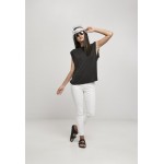 Kobiety T SHIRT TOP | Urban Classics PADDED SHOULDER TANK - T-shirt basic - schwarz/czarny - DU16440