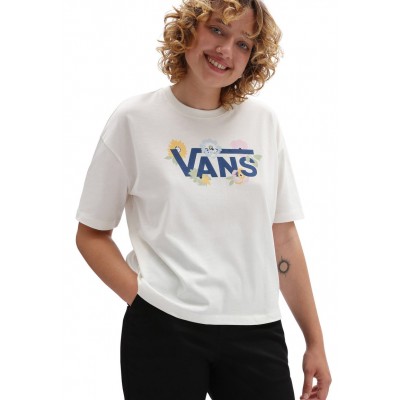Kobiety T_SHIRT_TOP | Vans BOO KAY - T-shirt z nadrukiem - marshmallow/mleczny - HI37755