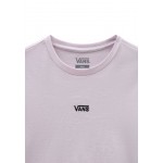Kobiety T SHIRT TOP | Vans WM FLYING V CROP CREW SPORT - T-shirt basic - lavender fog/fioletowy - XY39723