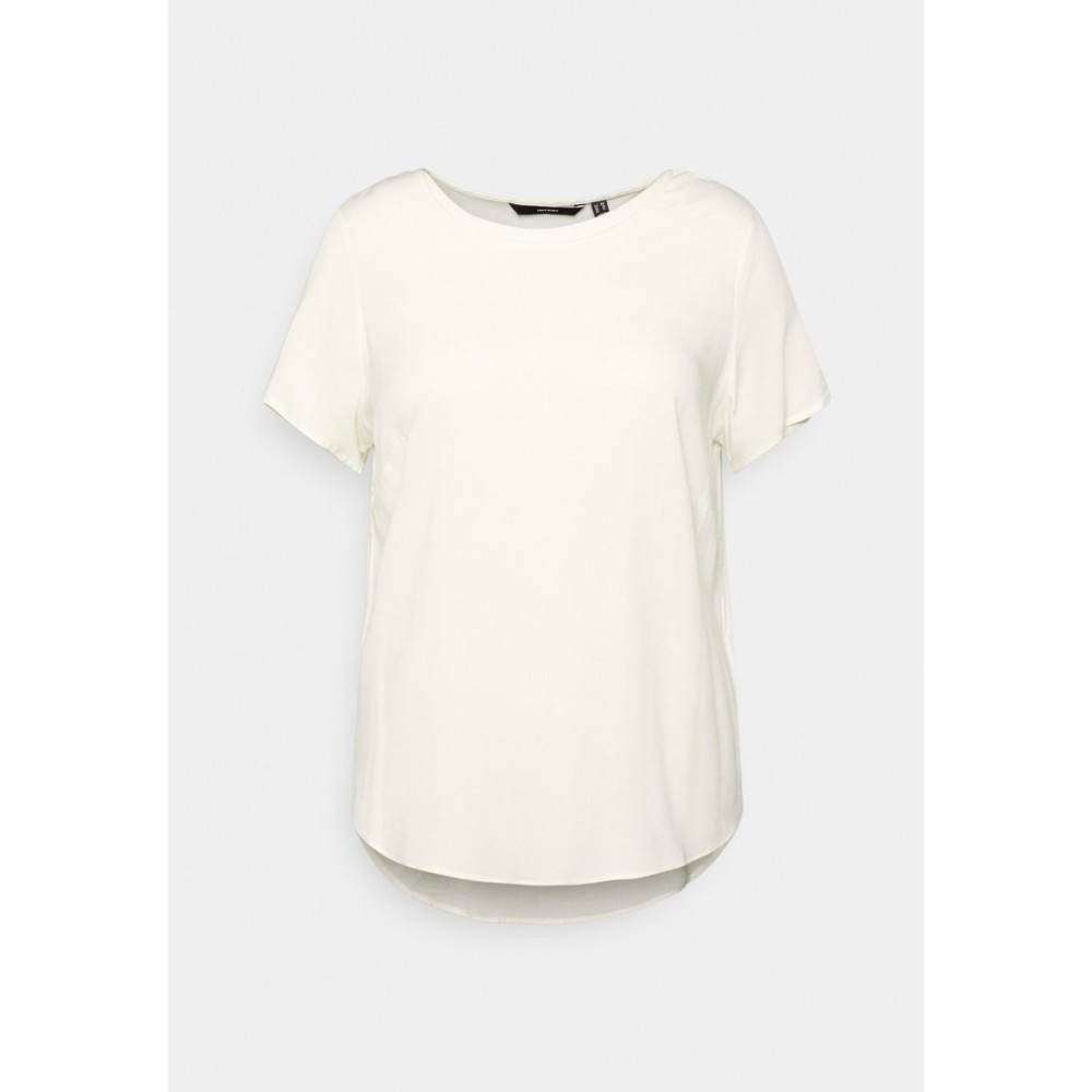 Kobiety T SHIRT TOP | Vero Moda Curve VMBECCA PLAIN - T-shirt basic - snow white/biały - BD22310