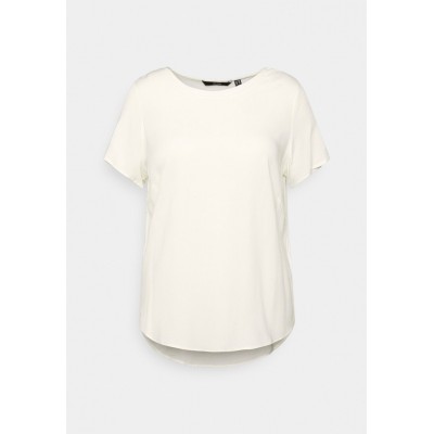 Kobiety T_SHIRT_TOP | Vero Moda Curve VMBECCA PLAIN - T-shirt basic - snow white/biały - BD22310