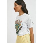 Kobiety T SHIRT TOP | Vila T-shirt z nadrukiem - optical snow/biały - PE97797