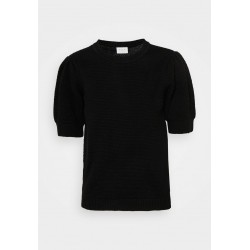 Kobiety T_SHIRT_TOP | Vila VICHASSA PUFF - NOOS - T-shirt basic - black/czarny - NZ36485