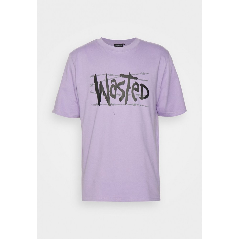 Kobiety T SHIRT TOP | Wasted Paris NO WAY UNISEX - T-shirt z nadrukiem - lilac/liliowy - KA65038