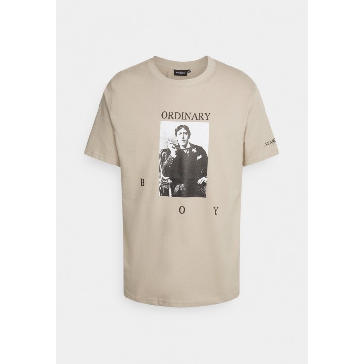 Kobiety T SHIRT TOP | Wasted Paris ORDINARY BOY UNISEX - T-shirt z nadrukiem - sand/beżowy - SV16917