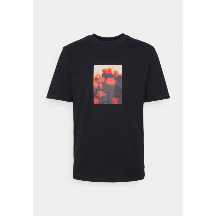 Kobiety T SHIRT TOP | Wasted Paris PIECE OF MIND UNISEX - T-shirt z nadrukiem - black/czarny - KD05985