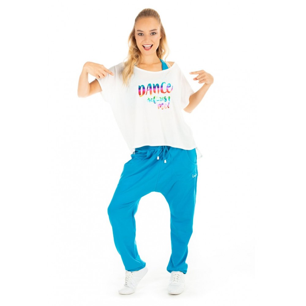 Kobiety T SHIRT TOP | Winshape MCT017 ULTRA LIGHT - T-shirt z nadrukiem - vanilla/biały - LW63224