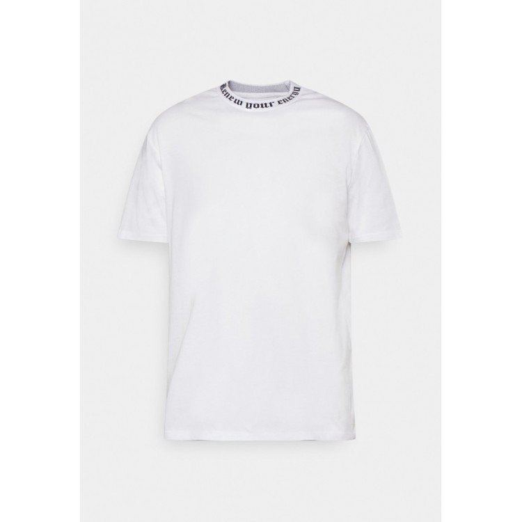 Kobiety T SHIRT TOP | YOURTURN UNISEX - T-shirt z nadrukiem - white/biały - EB19663