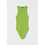 Kobiety T SHIRT TOP | Bershka Body - green/zielony - ET72716