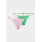 Kobiety UNDERPANT | Out From Under for Urban Outfitters 2 PACK - Stringi - summer green/orchid pink/zielony - RA52829