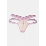 Kobiety UNDERPANT | Boux Avenue BOW EMBROIDERY TANGA THONG - Stringi - lavender mix/liliowy - RH31543