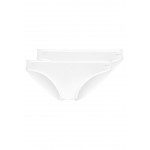 Kobiety UNDERPANT | Skiny DAMEN RIO SLIP 2ER PACK - Figi - white/biały - PX69023