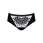 Kobiety UNDERPANT | Feba Swimwear Figi - haft pawie oko czarne/czarny - FI72580