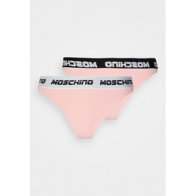 Kobiety UNDERPANT | Moschino Underwear NEW FONT PERIZOMA - Stringi - rosa/jasnoróżowy - ZZ24313