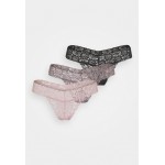 Kobiety UNDERPANT | Nly by Nelly WHAT I LIKE THONG 3 PACK - Stringi - multi/wielokolorowy - TM16610