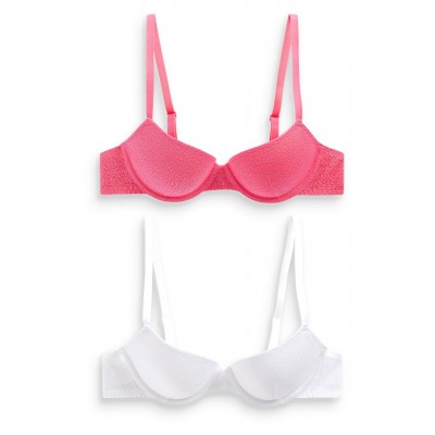 Kobiety BRA | Next 2 PACK - Biustonosz push-up - white/pink/wielokolorowy - DF97670