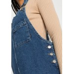 Kobiety DRESS | Dr.Denim EFFIE DUNGAREE DRESS - Sukienka jeansowa - pebble mid retro/ciemnoniebieski - XN02066