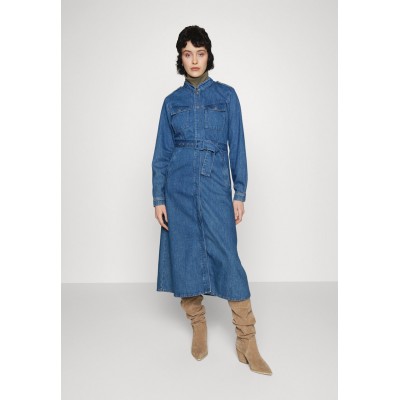 Kobiety DRESS | Gestuz UMATILLAGZ DRESS - Długa sukienka - mid blue/niebieski - ER28418