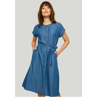 Kobiety DRESS | Greenpoint Sukienka jeansowa - medium blue jeans/niebieski denim - AP95843