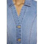 Kobiety DRESS | Noisy May NMLISA DRESS - Sukienka jeansowa - light blue denim/jasnoniebieski - MT57151